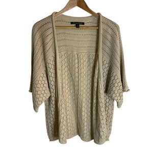 Jimmy's Surf Co. Cream Knit ladies cardigan cotton blend capsule old money Med